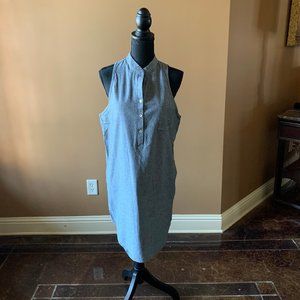 Sleeveless Blue Jean Blue Tunic/Short Dress